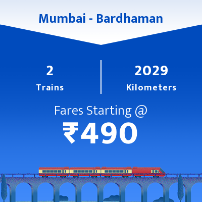 Mumbai To Bardhaman Trains